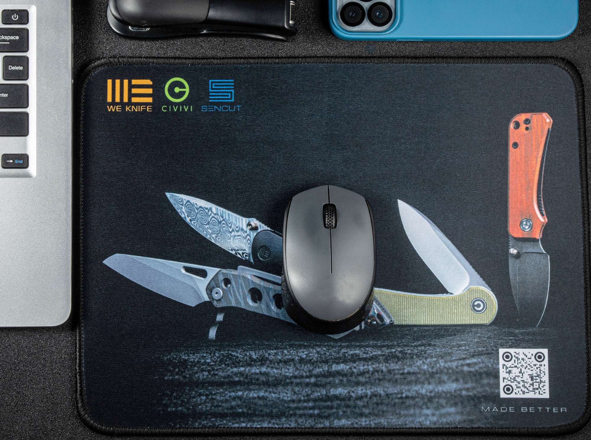 Briceag Shop Mat Giveaway WE Knife- Bază anti-alunecare, Rulabil