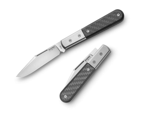 Briceag Shuffler Barlow CF LionSteel- Lama M390, Maner Fibra Carbon