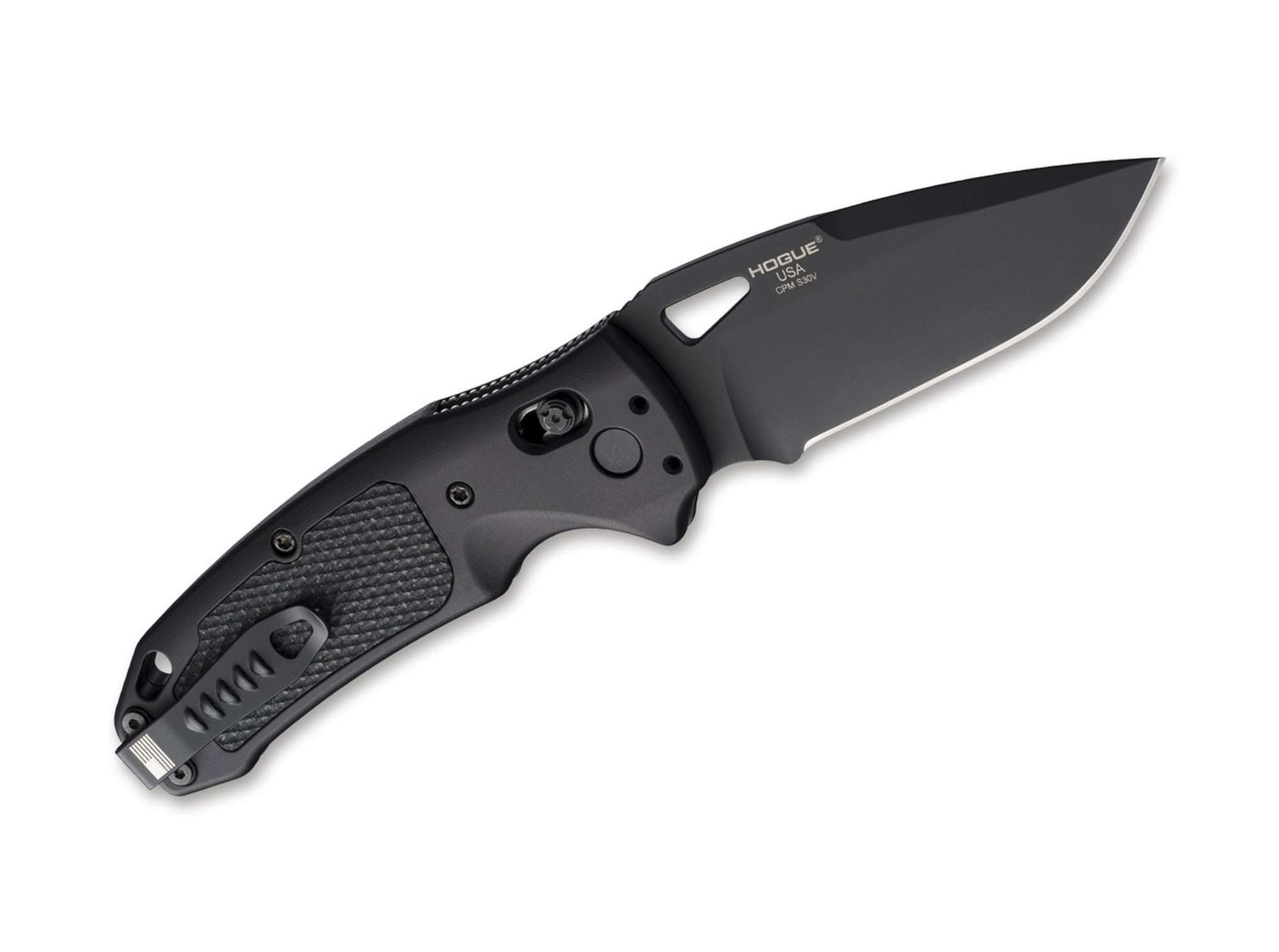 Briceag SIG K320 AXG Pro 3.5" DP Black Hogue- Lama CPM-S-30V, Maner Ergonomic