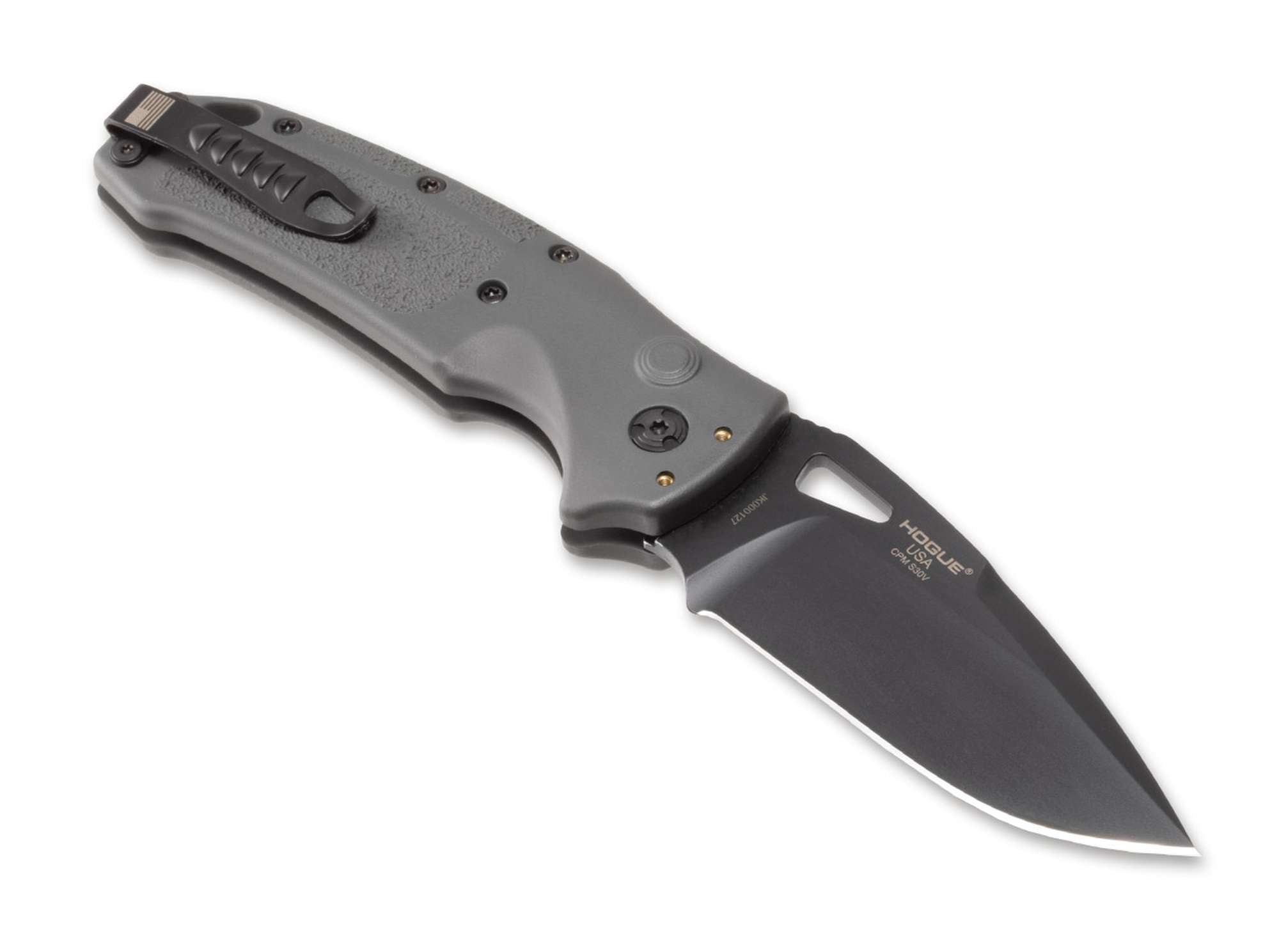 Briceag SIG K320A Nitron DPB Gray Hogue- Deschidere Automată, Mâner Polimer Gri