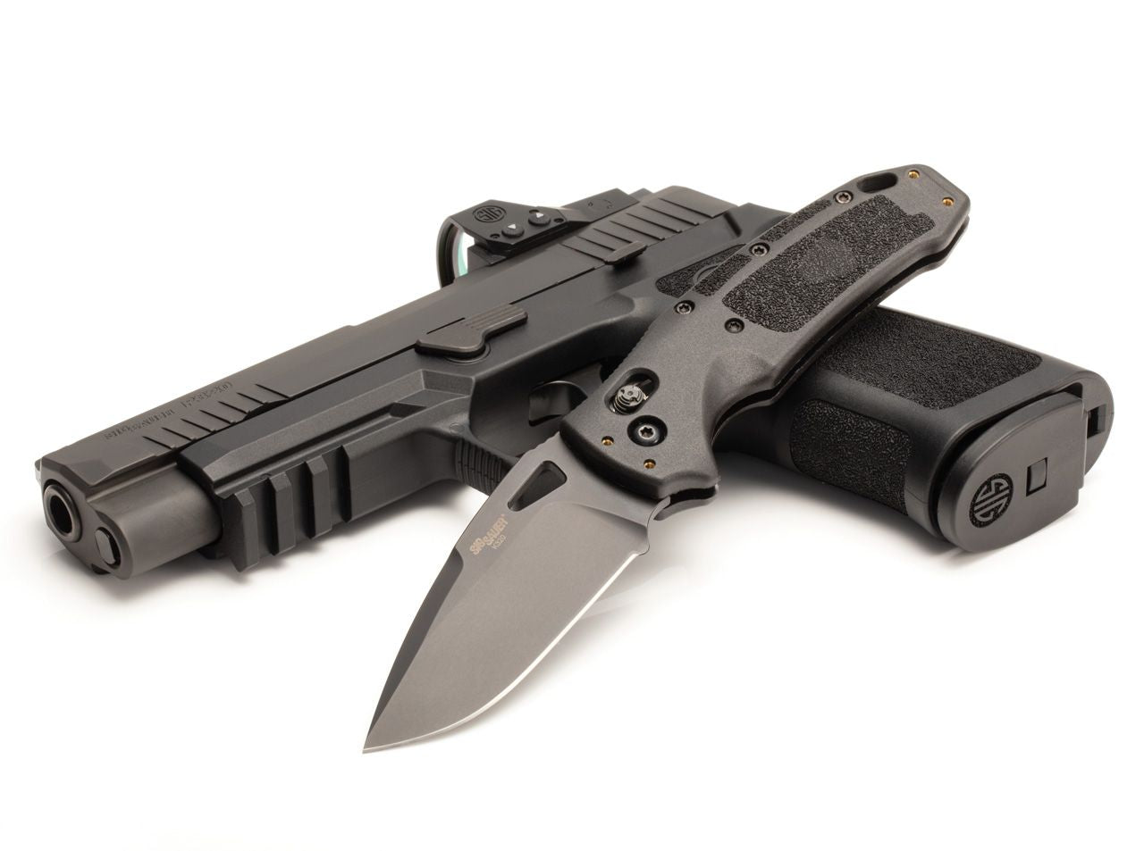 Briceag SIG Sauer K320A Nitron Hogue Inc.- Deschidere asistata, Maner texturat