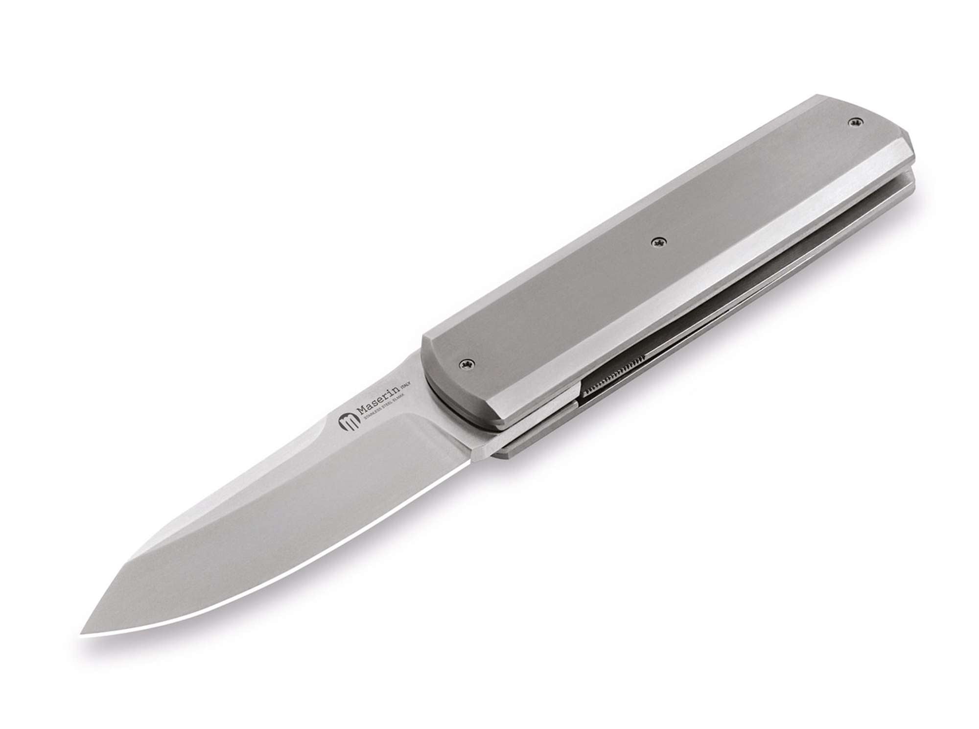 Briceag Silver Sport Knife Titan Maserin- Maner Titan, Lama Elmax