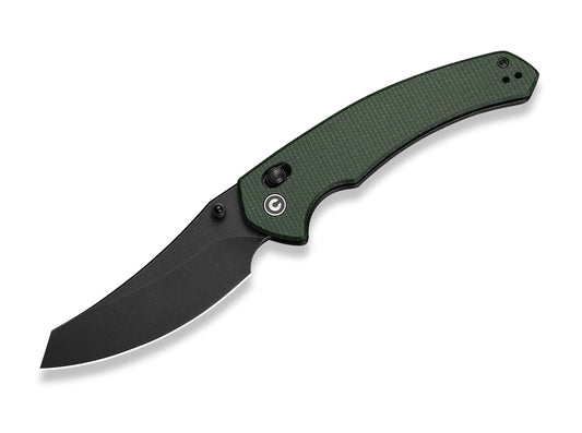 Briceag Sixgill Nitro-V Green Micarta Black Stonewashed CIVIVI- EDC, Tanto