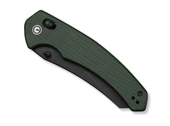 Briceag Sixgill Nitro-V Green Micarta Black Stonewashed CIVIVI- EDC, Tanto