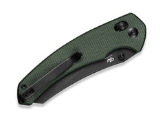 Briceag Sixgill Nitro-V Green Micarta Black Stonewashed CIVIVI- EDC, Tanto