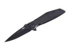 Briceag Slag Stainless Steel All Black CRKT- Lama D2, Mecanism Asistat