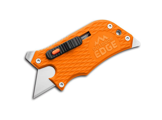Briceag SlideWinder Orange Outdoor Edge- Design Compact, Lama Retractabila