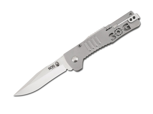 Briceag Slimjim SOG- Profil Redus, Deschidere Asistata