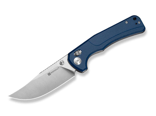 Briceag Slybolt Blue Micarta SENCUT- Utilizare EDC, Maner Micarta Texturat