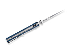 Briceag Slybolt Blue Micarta SENCUT- Utilizare EDC, Maner Micarta Texturat