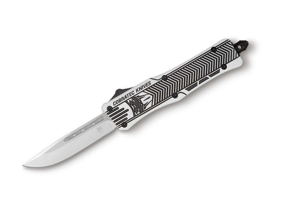Briceag Small Arctic White Graphite Black CTK-1 Drop CobraTec- OTF