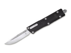 Briceag Small Sidewinder OTF Black CobraTec- Lama D2, Maner Aluminiu