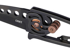 Briceag Snap Lock Folder All Black CRKT- Design Inovator, Utilizare EDC