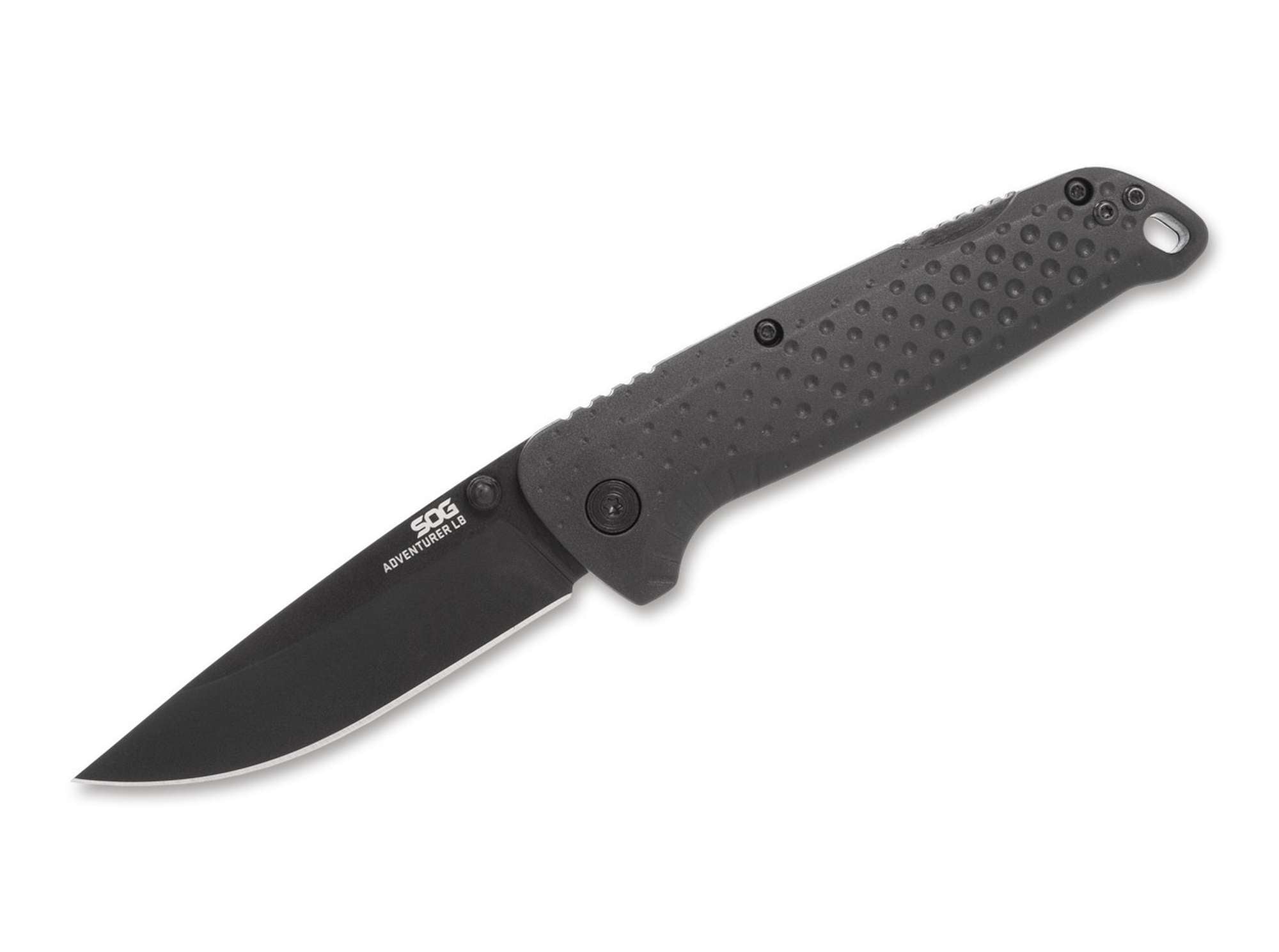 Briceag SOG Adventurer LB Blackout – Cuțit EDC Robust, Practic și Fiabil