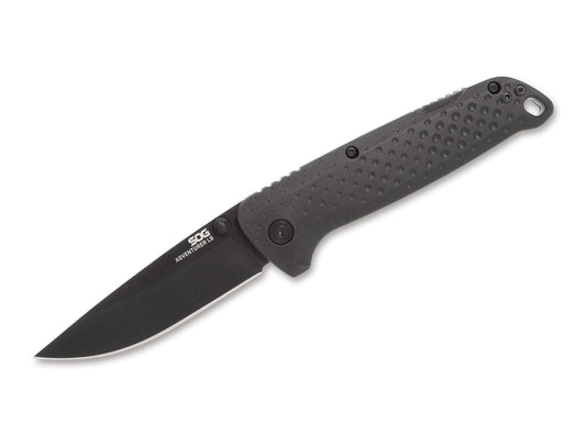 Briceag SOG Adventurer LB Blackout – Cuțit EDC Robust, Practic și Fiabil