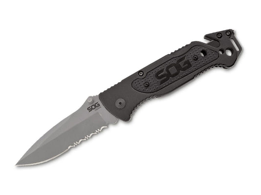 Briceag SOG Escape – Cuțit EDC Multifuncțional, Robust și Pregătit pentru Situații de Urgență