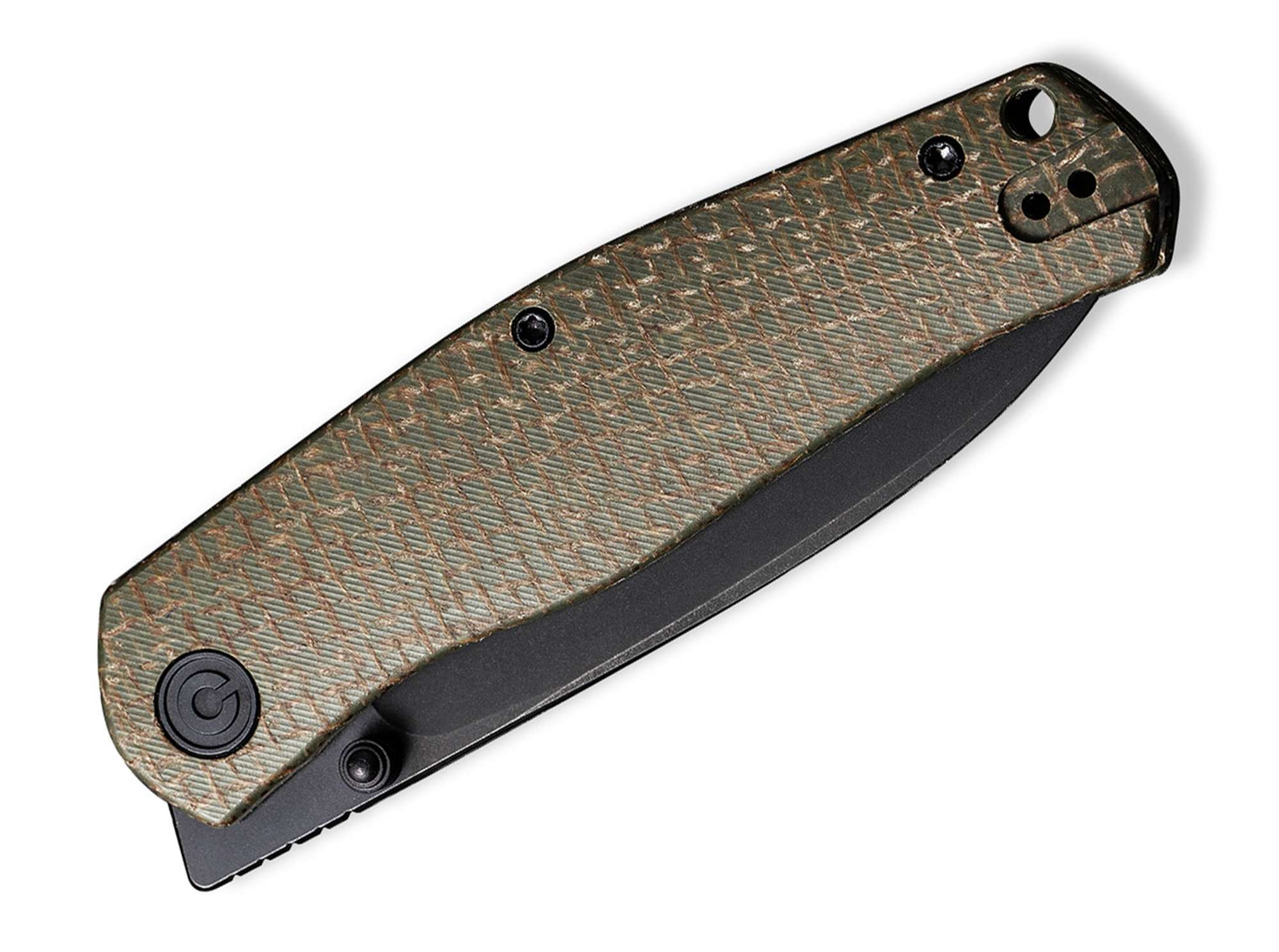 Briceag Sokoke Micarta Green CIVIVI- Maner Micarta Verde, Lama