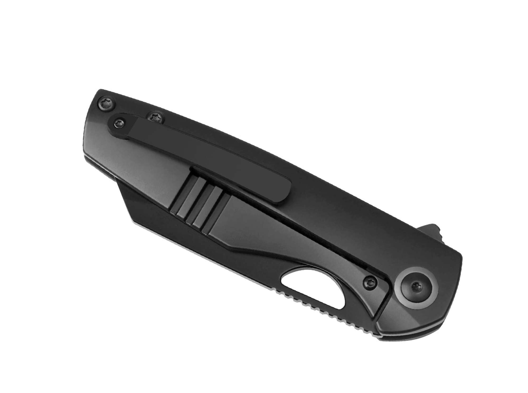 Briceag Sparrow S45VN Ti Marble CF Grey Kizer- Maner Titan Carbon, Lama CPM-S-45VN