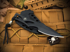 Briceag Spartan Blades Enyo All Black Pineland Cutlery, Inc- Utilizare EDC, Design Ergonomic