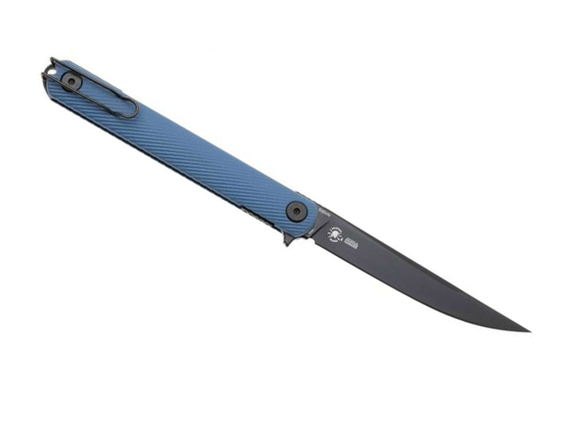 Briceag Spartan Blades Nemec Folder S35VN Blue GFN Pineland Cutlery, Inc- Design Tactic, Blocare Liner Lock