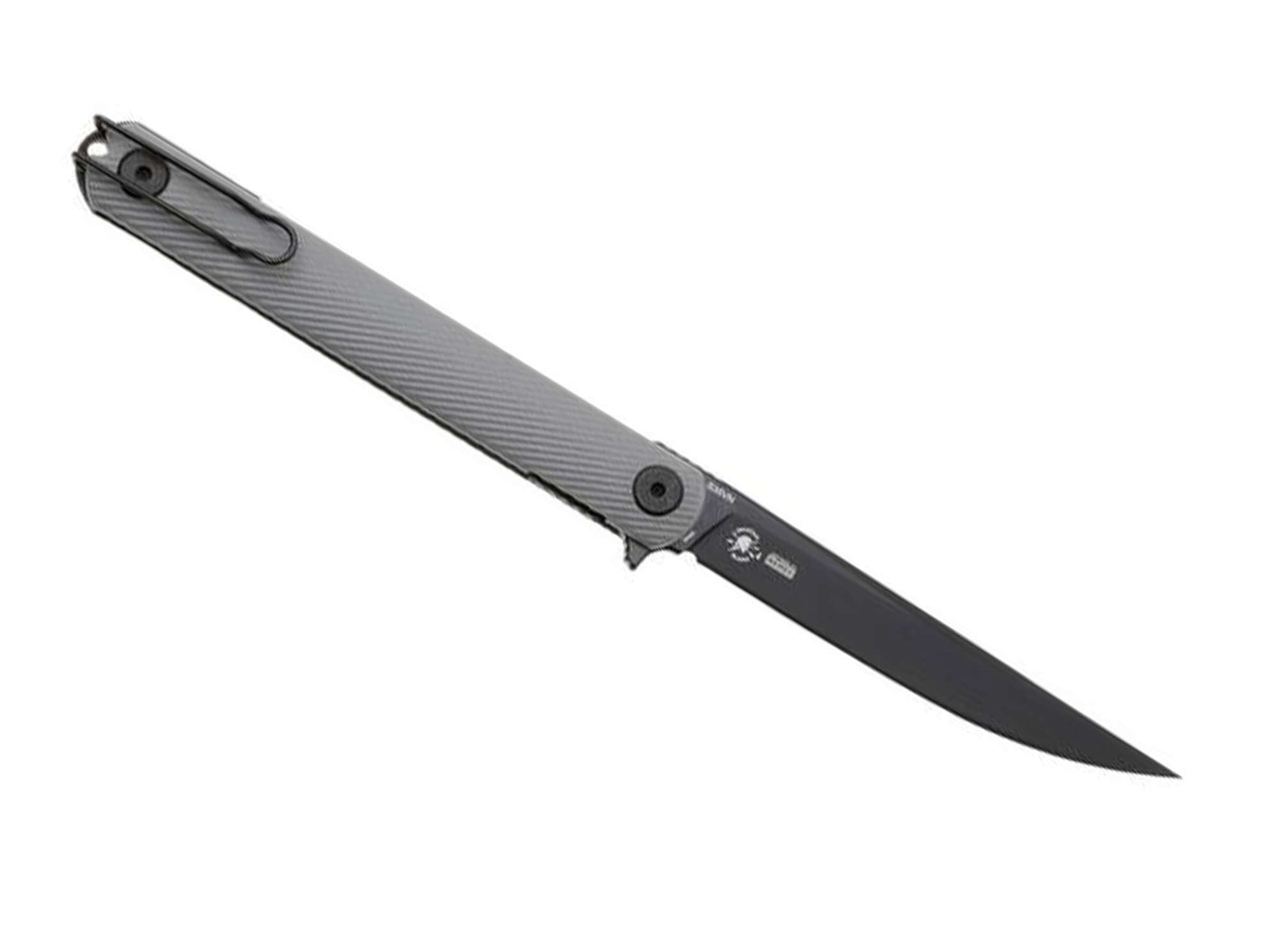 Briceag Spartan Blades Nemec Folder S35VN Gray GFN Pineland Cutlery, Inc- Lama S35VN, Maner GFN Gri