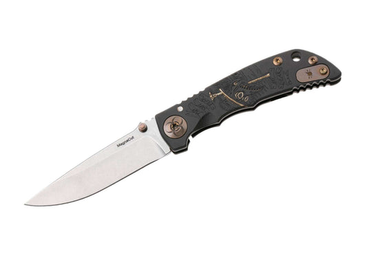 Briceag Spartan Blades Spartan Harsey 3.25 Black Plague Doctor Pineland Cutlery, Inc- Utilizare EDC, Design Unic