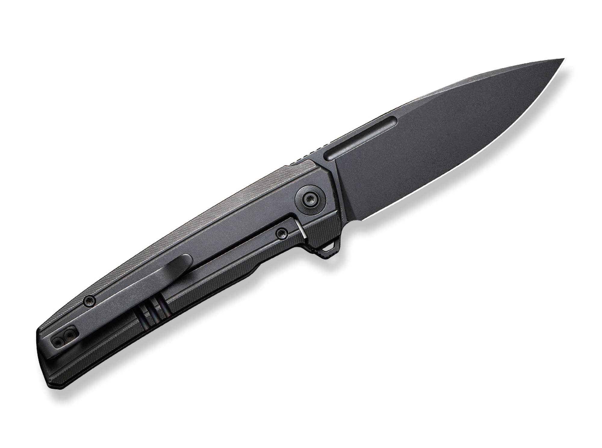 Briceag Speedster Titanium Black WE Knife- Lama CPM-20CV, Maner Titan Negru
