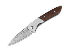 Briceag Spitfire Damascus Ti Mkuruti Kizer- Lama Damascus, Maner Titan Mkuruti