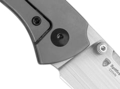 Briceag Spitfire S35VN Grey Ti CF Kizer- Lama S35VN, Maner Titan-Carbon