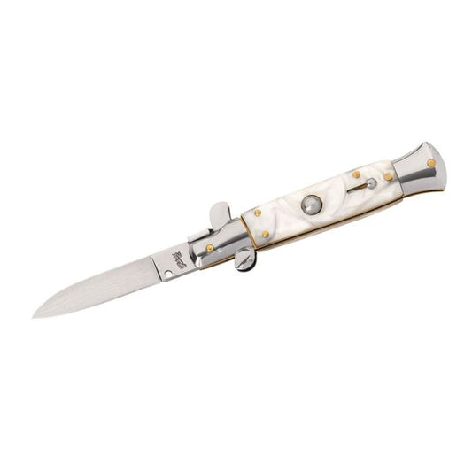 Briceag Springmesser Alb Herbertz - Oțel 420, Button Lock