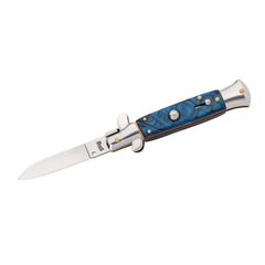 Briceag Springmesser Albastru Herbertz - Oțel 420, Button Lock