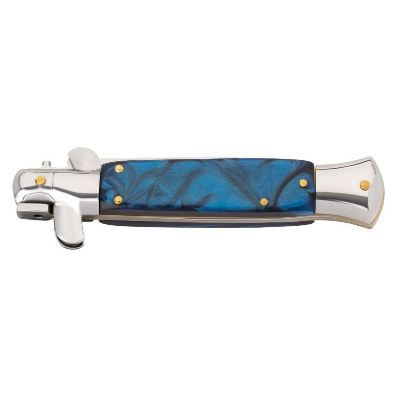 Briceag Springmesser Albastru Herbertz - Oțel 420, Button Lock