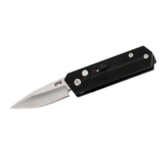 Briceag Springmesser G10 Negru Herbertz - Oțel 420, Button Lock
