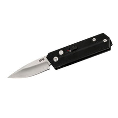 Briceag Springmesser G10 Negru Herbertz - Oțel 420, Button Lock