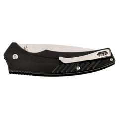 Briceag Springmesser Negru Herbertz - Oțel 420, Button Lock