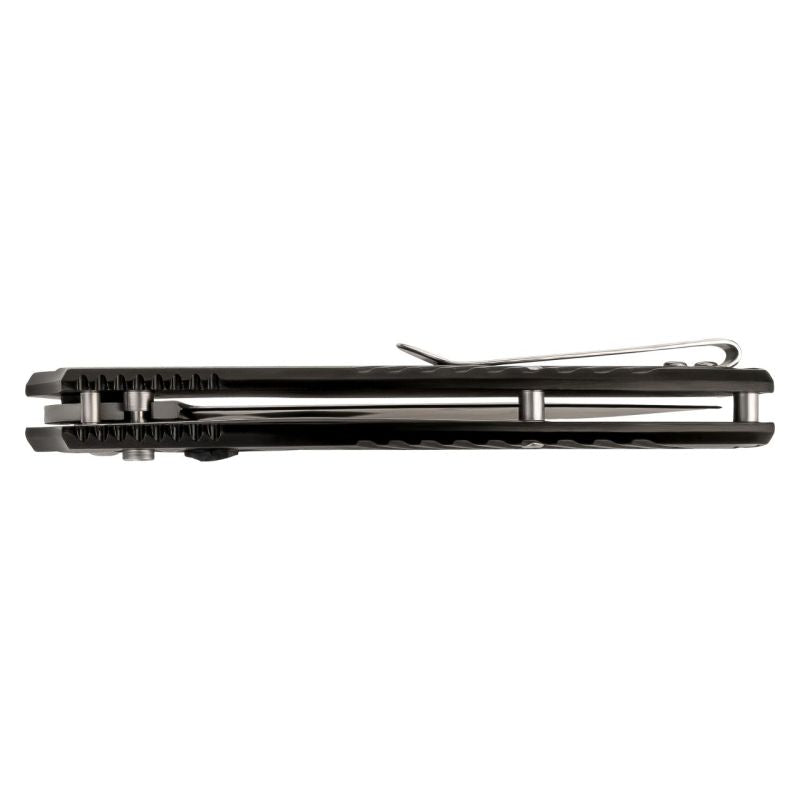 Briceag Springmesser Negru Herbertz - Oțel 420, Button Lock