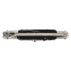 Briceag Springmesser Negru Herbertz - Oțel 420, Button Lock