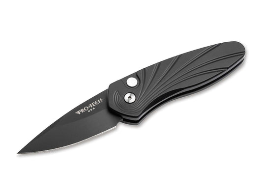 Briceag Sprint Automatic 2937 Black 3D Carved Pro-Tech- Lama S35VN, Maner 3D
