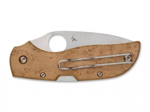Briceag Spyderco Chapparal Birdseye Maple