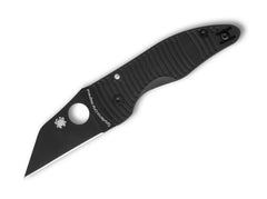 Briceag Spyderco MicroJimbo Salt MagnaCut All Black – Cuțit Tactic Premium Compression Lock