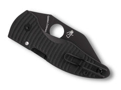 Briceag Spyderco MicroJimbo Salt MagnaCut All Black – Cuțit Tactic Premium Compression Lock