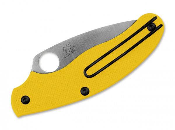 Briceag Spyderco Uk Penknife Salt Yellow