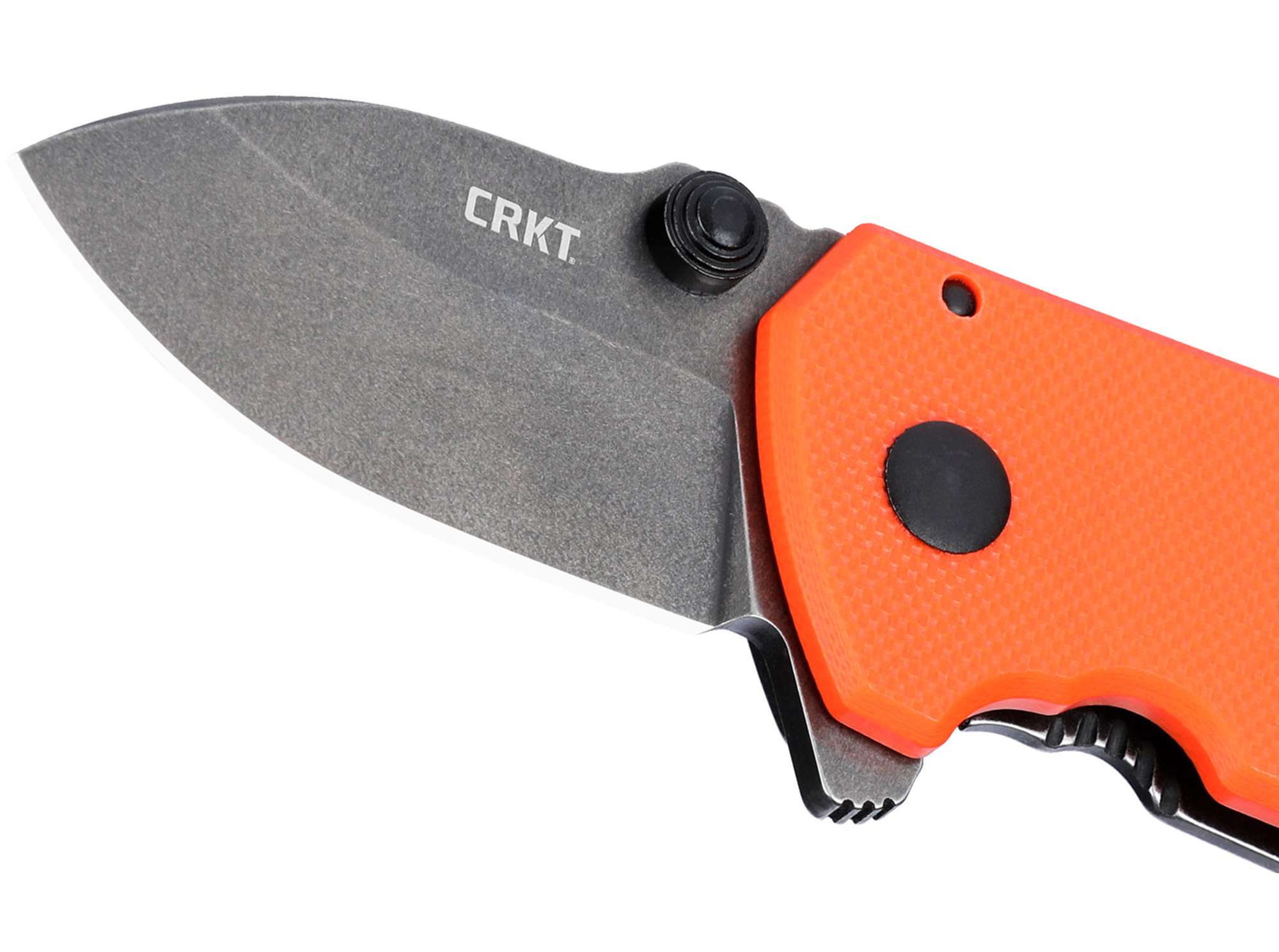 Briceag Squid Compact G10 Orange CRKT- Maner G10 Portocaliu, Lama D2