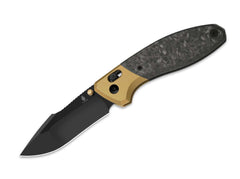Briceag Staffi S45VN Black Ti CF DLC Kizer- Otel S45VN, Maner Titan CF Negru