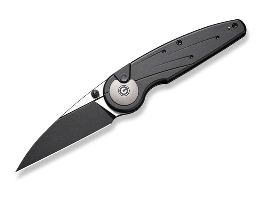 Briceag Starflare Aluminum Black CIVIVI- Lama Nitro-V, Blocare Button Lock