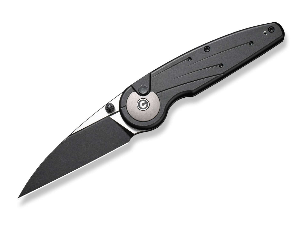 Briceag Starflare Aluminum Black CIVIVI- Lama Nitro-V, Blocare Button Lock