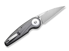 Briceag Starflare Aluminum Grey CIVIVI- Lama Wharncliffe Nitro-V, Mecanism Button Lock