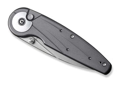 Briceag Starflare Aluminum Grey CIVIVI- Lama Wharncliffe Nitro-V, Mecanism Button Lock