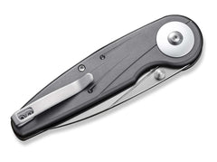 Briceag Starflare Aluminum Grey CIVIVI- Lama Wharncliffe Nitro-V, Mecanism Button Lock