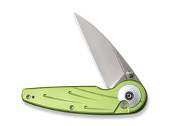 Briceag Starflare Aluminum Lime Green CIVIVI- Design Dinamic, Mecanism Button Lock